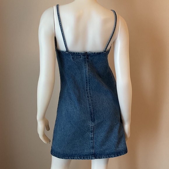 Frank And Oak Denim Mini Dress - Picture 2 of 8